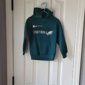 Green Football Graphic Hoodie Sweatshirt